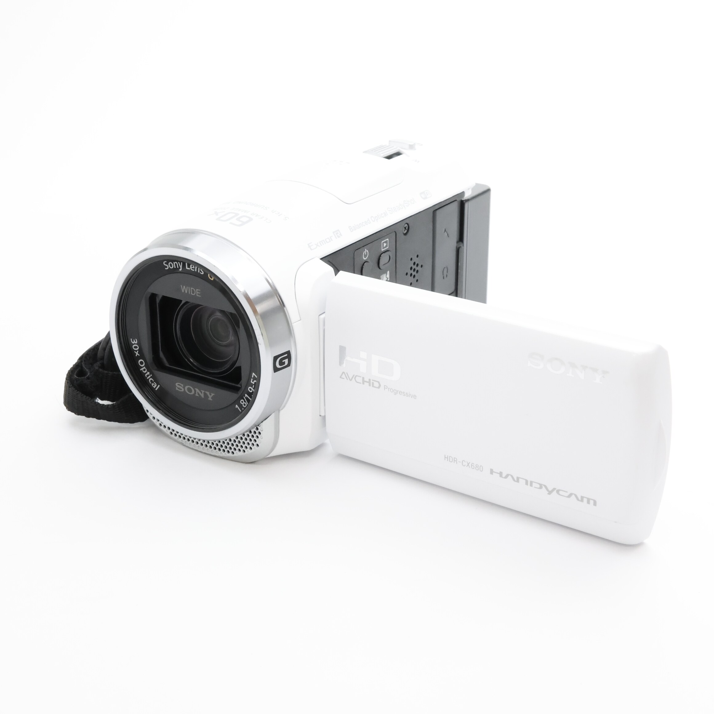 SONY(ソニー) ビデオカメラ Handycam HDR-CX680 ホワイト 内蔵メモリー