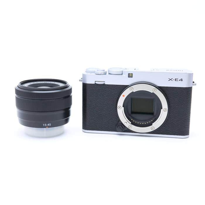 中古)FUJIFILM (フジフイルム) X-E4 XC15-45mmレンズキット シルバー 