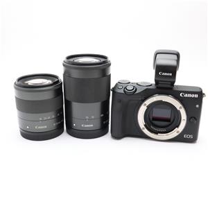 中古)Canon (キヤノン) EOS M3 ダブルズームEVFキット ブラック（商品