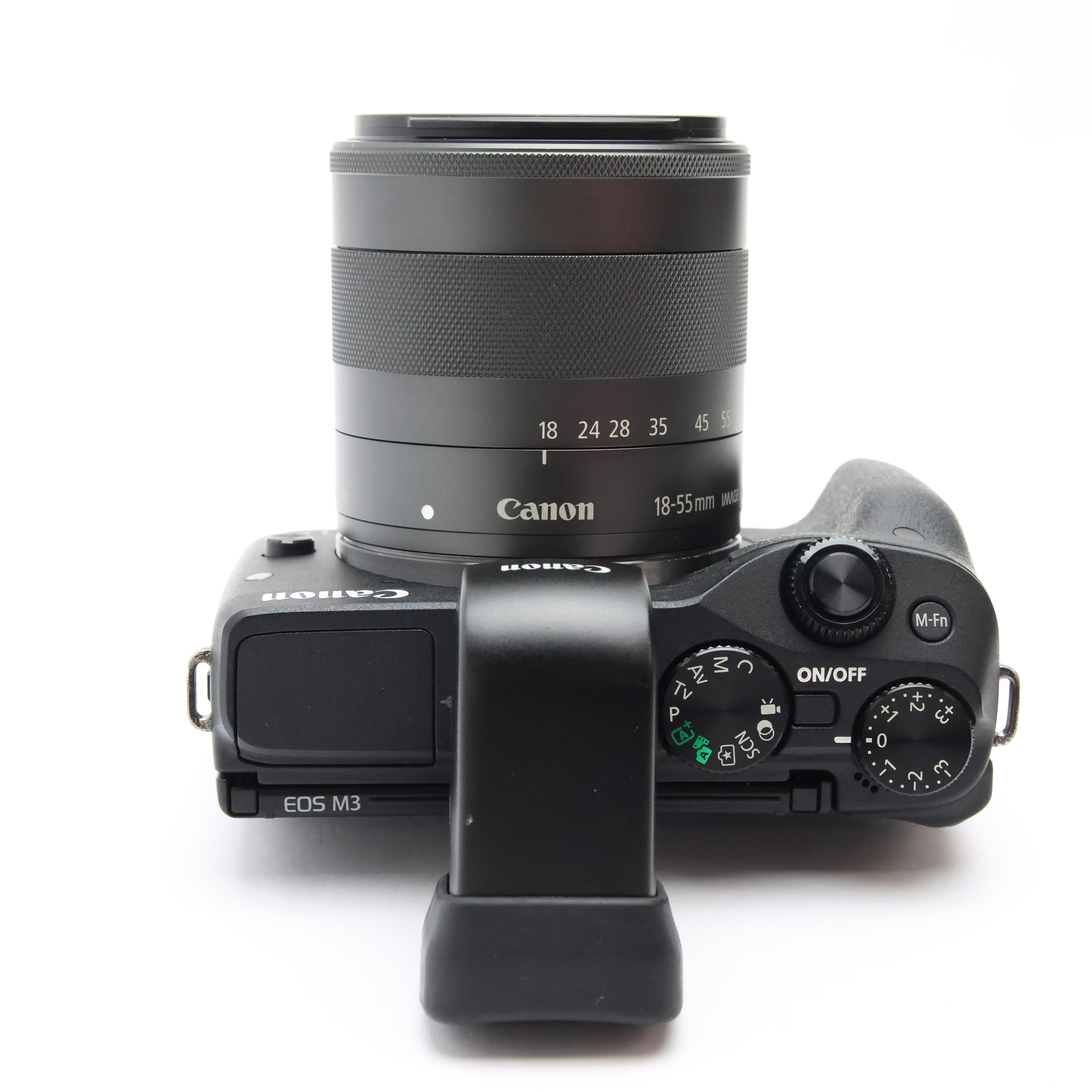 中古)Canon (キヤノン) EOS M3 ダブルズームEVFキット ブラック（商品