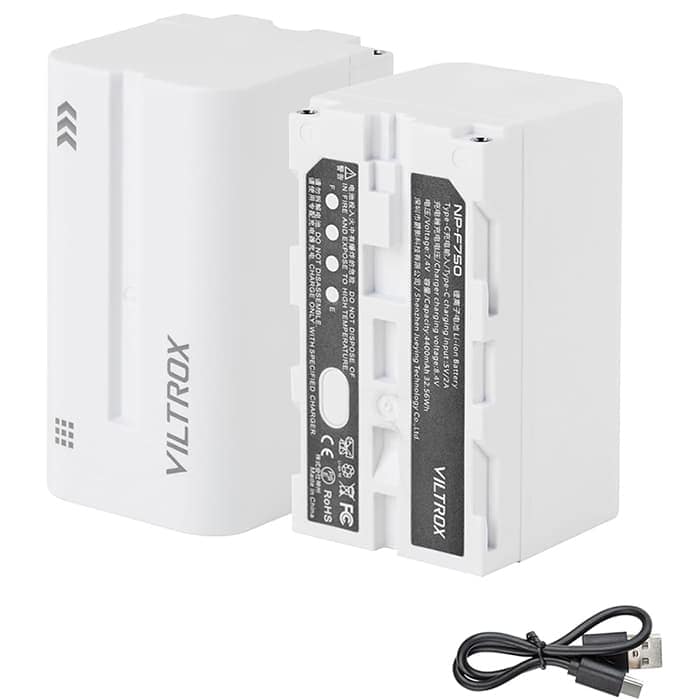 新品)VILTROX(ビルトロックス) USB充電式 交換バッテリー NP-F750