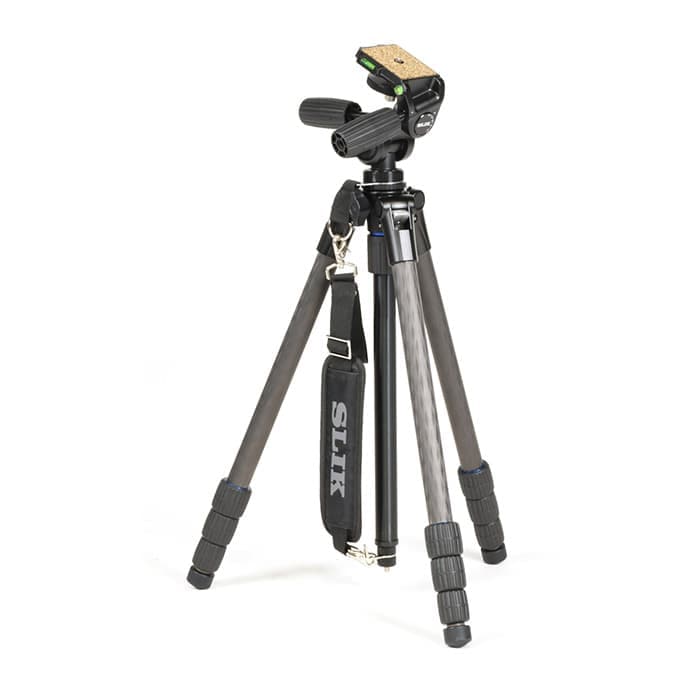 三脚（カーボン製）4段 新品)SLIK (スリック) 中型カーボン4段三脚 カーボンマスター734（商品