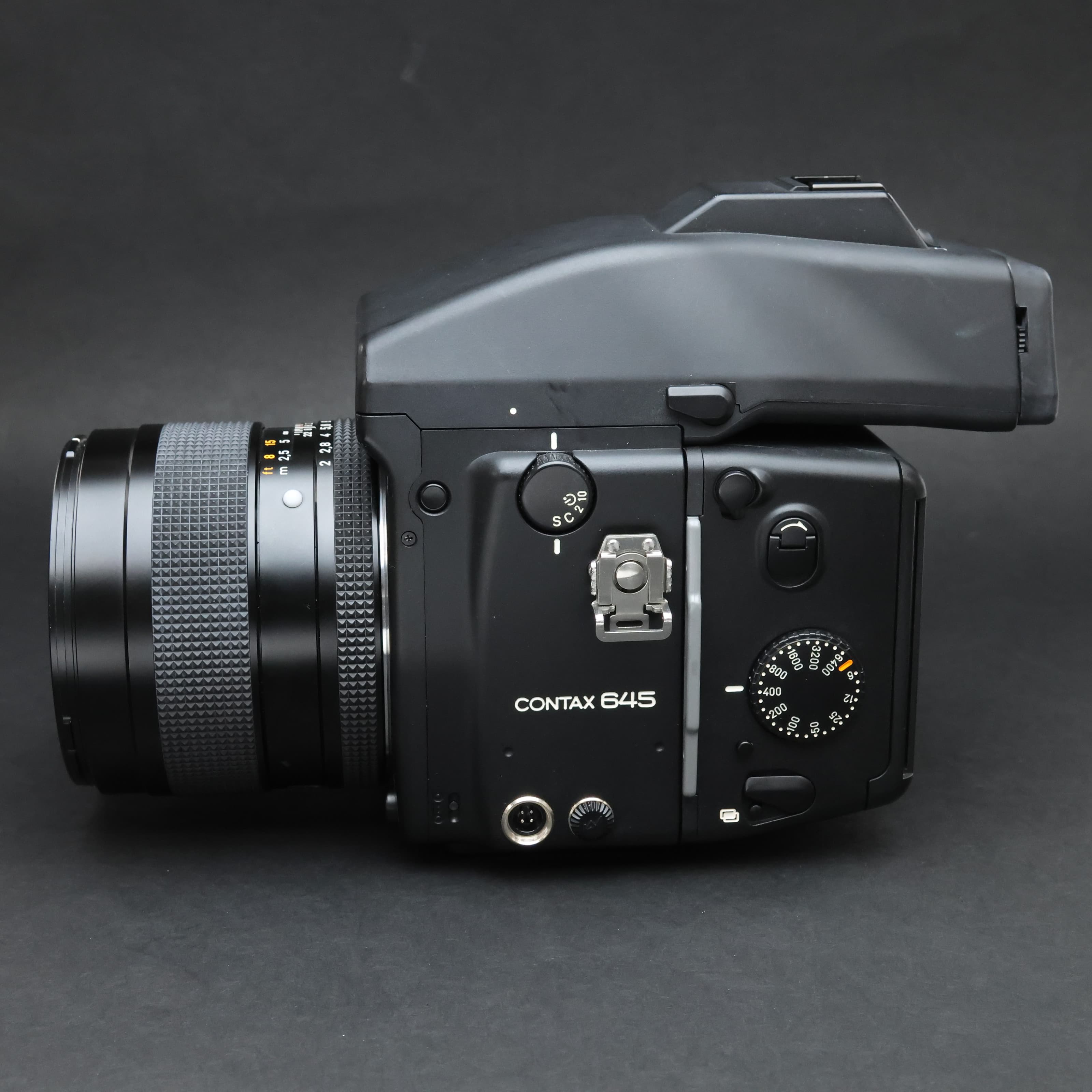 Pentax 645 フィルムマガジン 120 ＆コンタックスワインダー W-3 中古)CONTAX (コンタックス) 645標準セット(AEファインダー+120