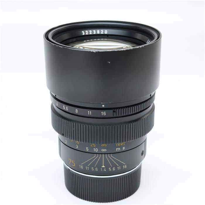 ズミルックス M75mm F1.4 レンズフード組込