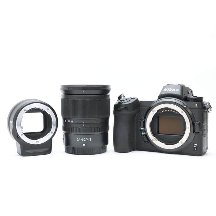 Nikon Z6+FTZマウントアダプター+24-70mm標準レンズ