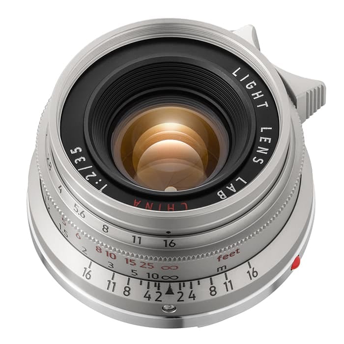Light lens lab 35mm F2 周八枚 ライカM用 シルバー 新品)Light lens lab（ライトレンズラボ） M 35mm F2 周八枚（ライカM
