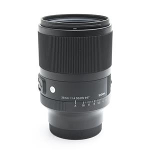 SIGMA (シグマ) Art 35mm F1.4 DG DN (ソニーE用/フルサイズ対応) メイン