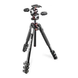Manfrotto (マンフロット) 190プロアルミニウム三脚4段 +RC2付3ウェイ雲台キット MK190XPRO4-3W メイン