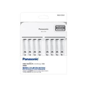 Panasonic (パナソニック) 単3形・単4形 ニッケル水素電池専用充電器 充電式エボルタ・エネループ対応 BQ-CC63 メイン