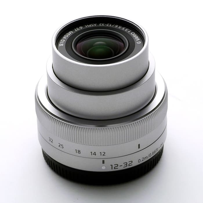 お買い得！】 Panasonic パナソニック LUMIX G VARIO 12-32mm F3.5-5.6 ASPH. MEGA  H-FS12032-S シルバー マイクロフォーサーズ 標準ズームレンズ HFS12032