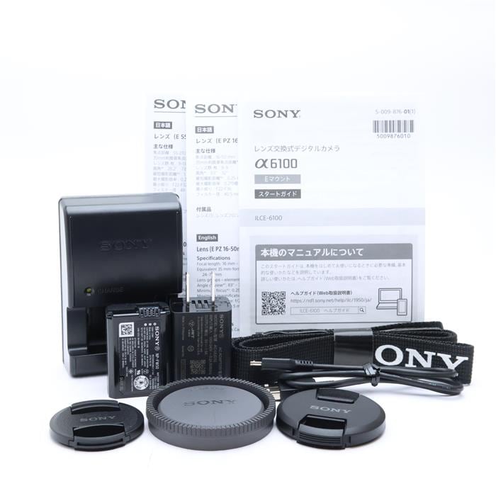 中古)SONY (ソニー) α6100 ダブルズームレンズキット ILCE-6100Y B