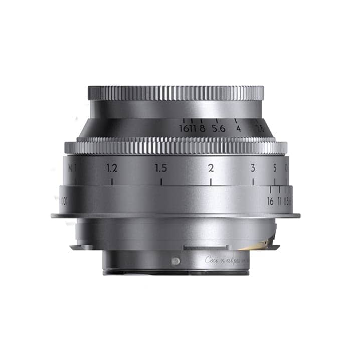 美品Thypoch Eureka 50mm f2 シルバー アルミ 単焦点レンズ THYPOCH Eureka 50mm f/2 Aluminum Lens for Leica M TP-EU50M-AL