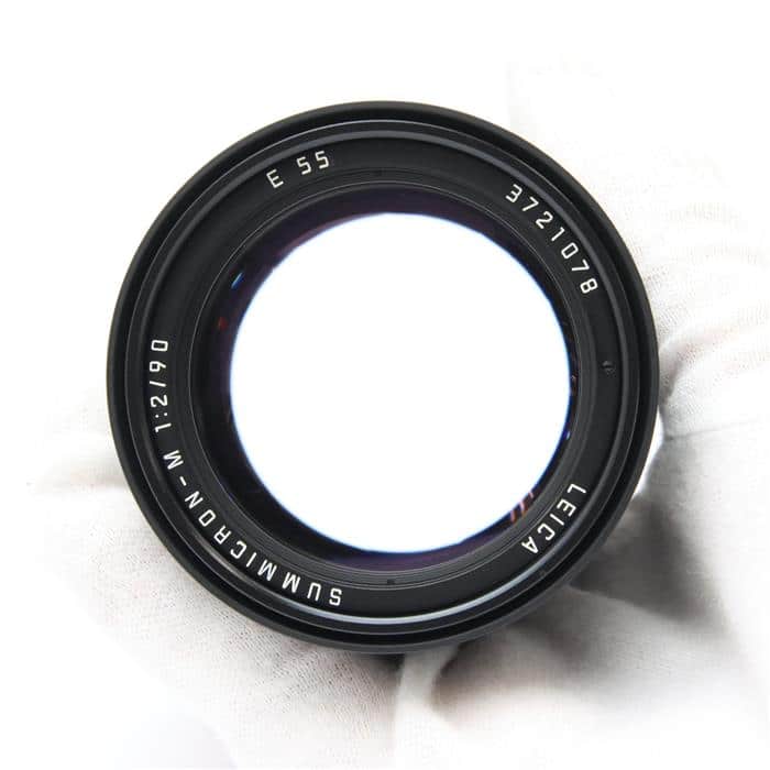 ライカ ズミクロンM90mm F2(ジャンク品) 中古)Leica (ライカ) ズミクロン M90mm F2 E55 フード組込