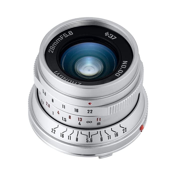 新品)中一光学 TOURIST 28mm F5.6 (ライカM用) シルバー（商品ID