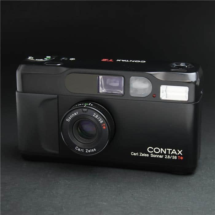 【希少・動作OK】CONTAX T2 ブラックペイント / コンタックス 完動品 中古)CONTAX (コンタックス) T2 ブラックペイント（商品ID