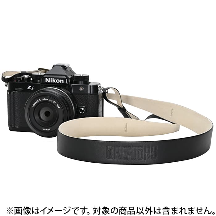 新品)Nikon (ニコン) オリジナルレザーストラップ Nero ブラック（商品