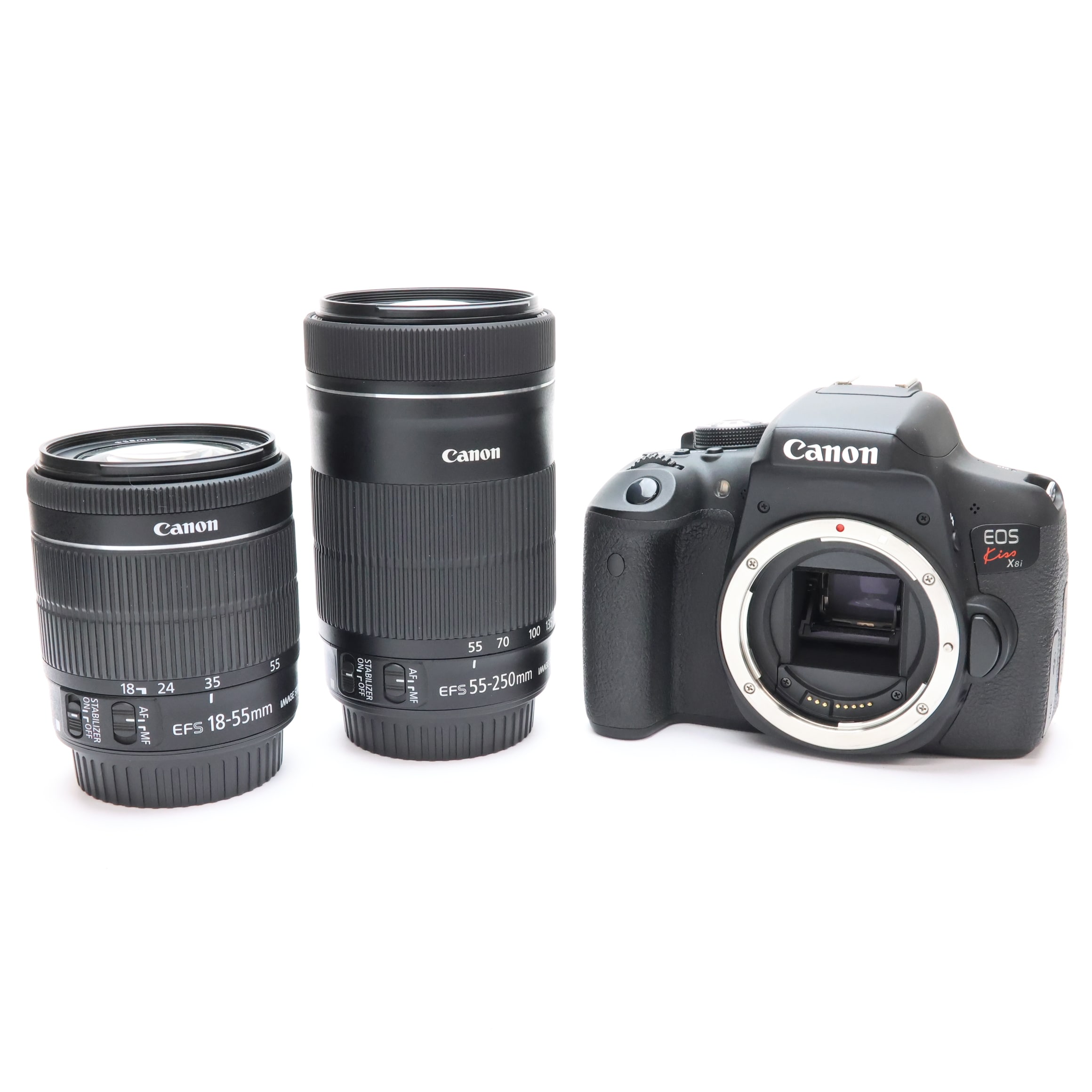 中古)Canon (キヤノン) EOS Kiss X8i ダブルズームキット（商品ID