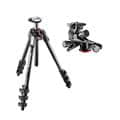Manfrotto (マンフロット) 190プロカーボン4段三脚+XPROギア付き雲台キット JP-MK190C4-3WG