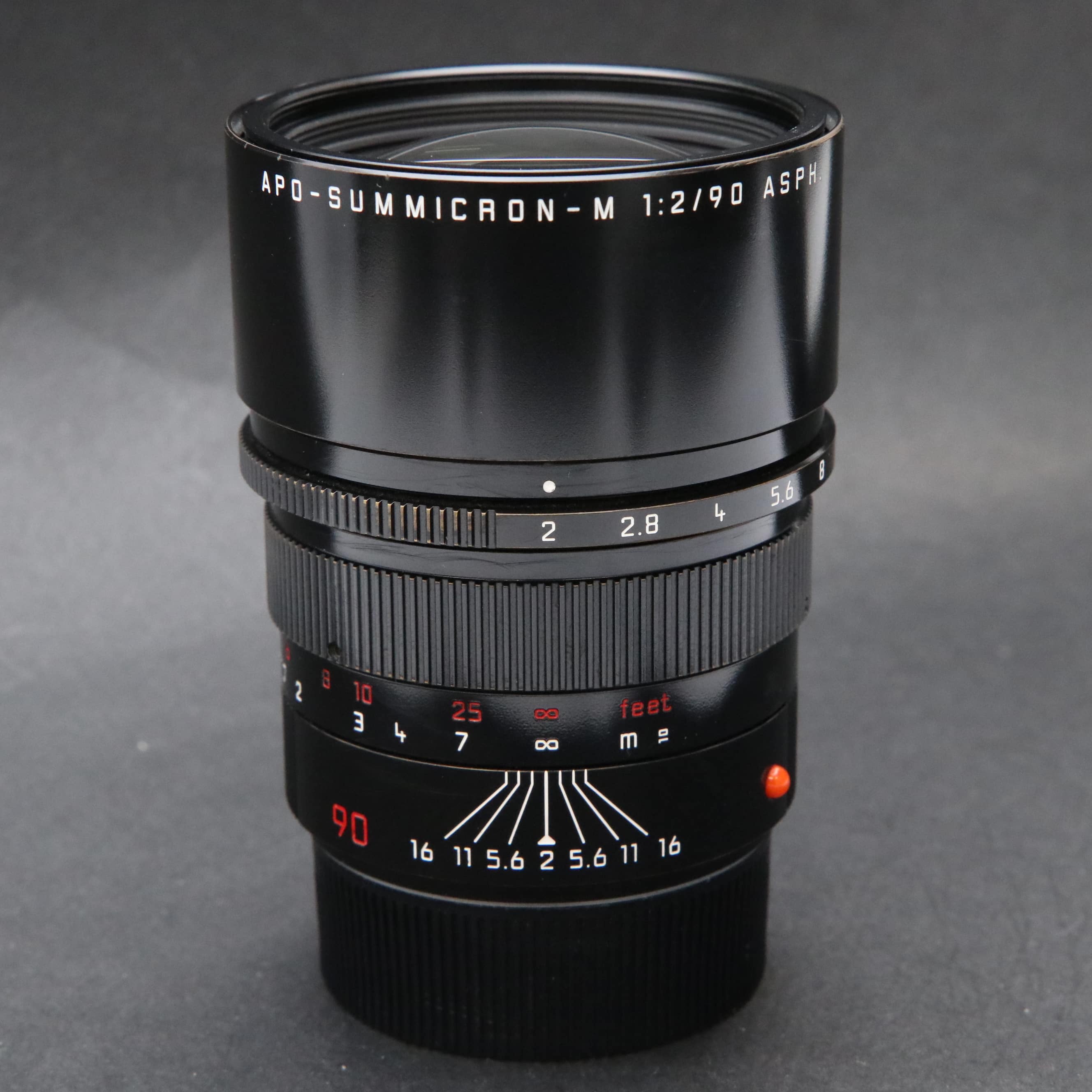 ライカ ズミクロンM90mm F2(ジャンク品) 中古)Leica (ライカ) アポズミクロン M90mm F2.0 ASPH ブラック