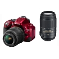 Nikon (ニコン) D5200 ダブルズームキット レッド