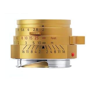 Light lens lab（ライトレンズラボ） M 50mm F2 周エルカン（ライカM用）+UVフィルター+フード ブラスゴールド メイン