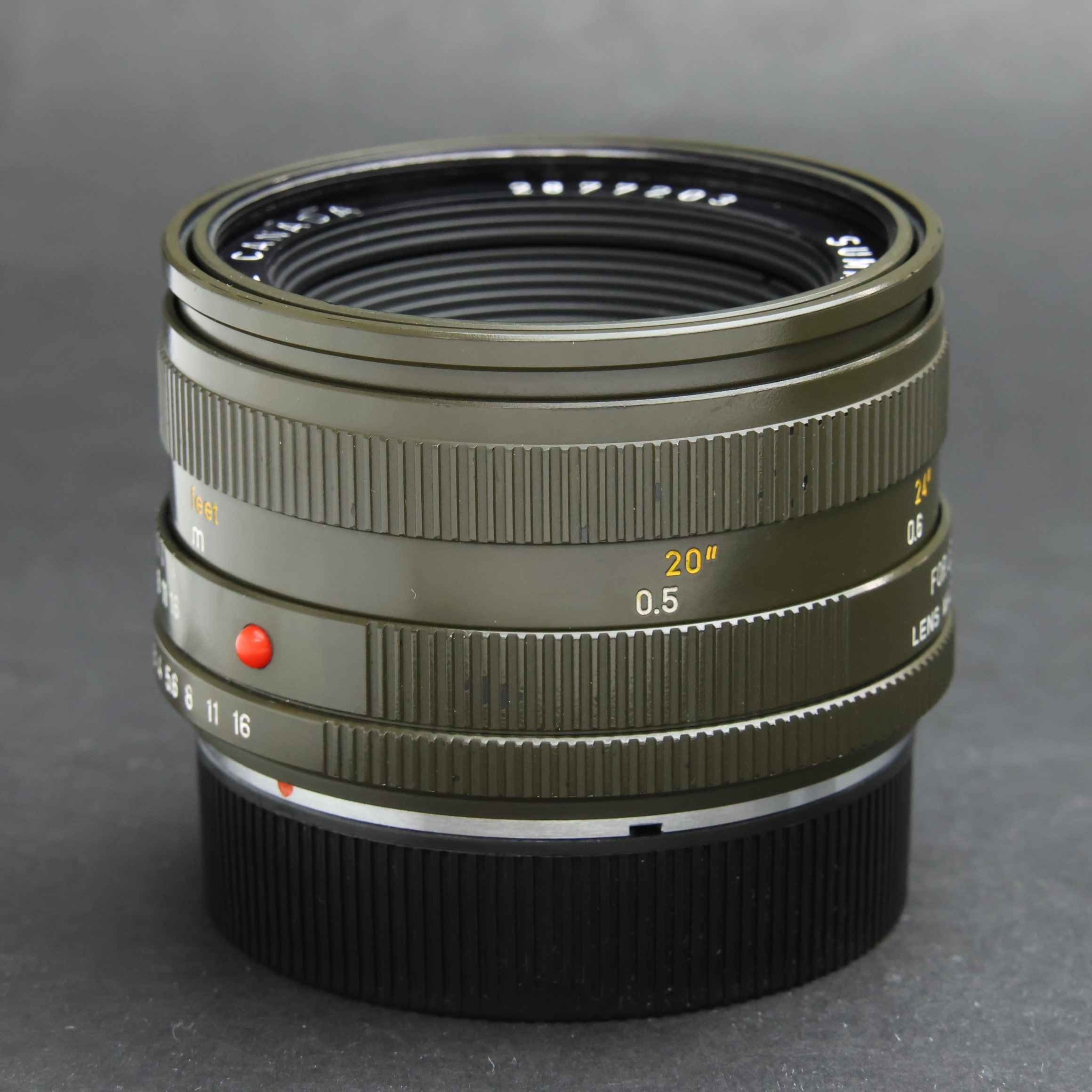 中古)Leica (ライカ) ズミクロン R50mm F2 フード組込 サファリ（商品