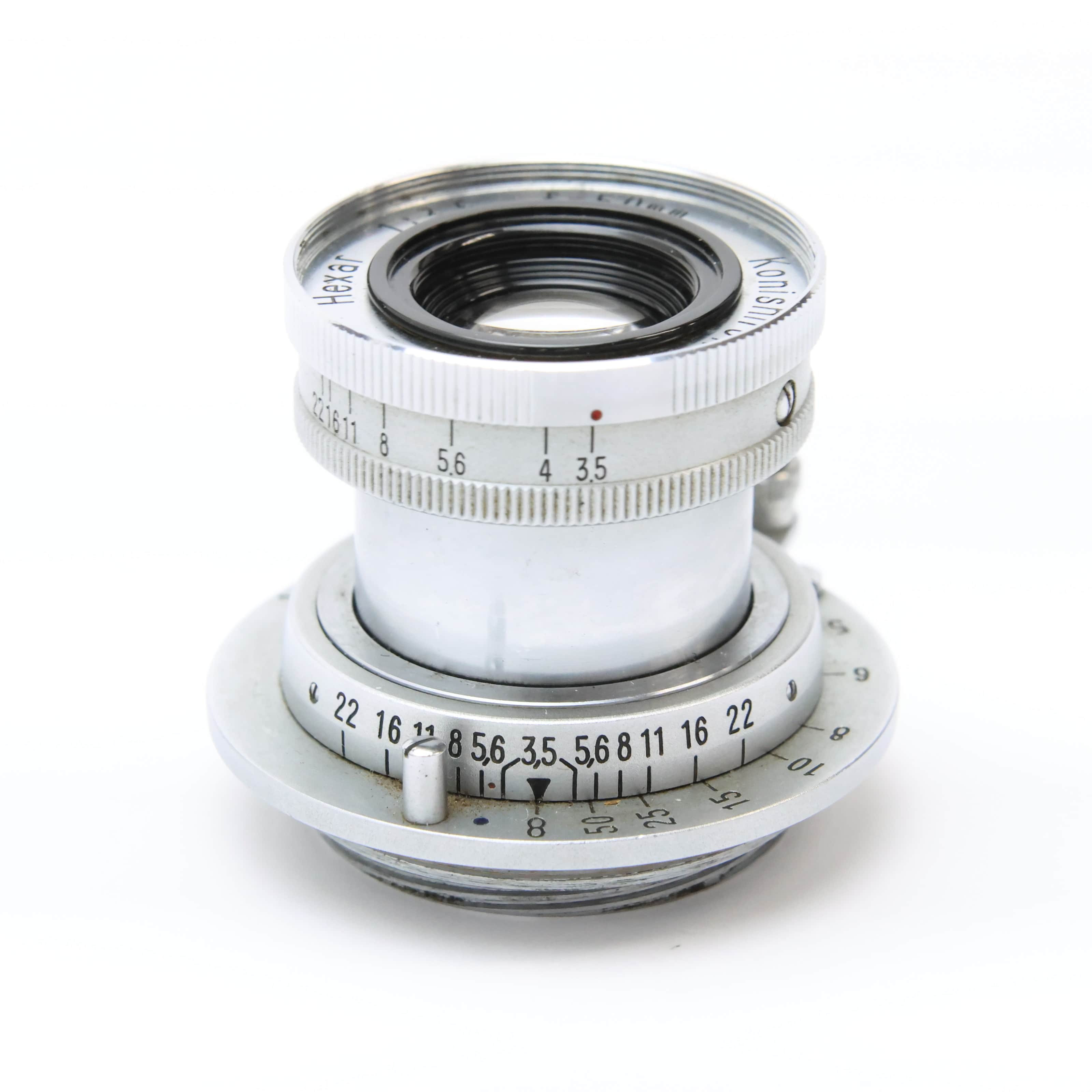 【中古】Konica コニカ Konishiroku HEXAR 50mm f/3.5 沈胴式 L39 ライカスクリューマウント 中古)Konica (コニカ) Konishiroku HEXAR (L) 50mm F3.5 (沈胴)（商品