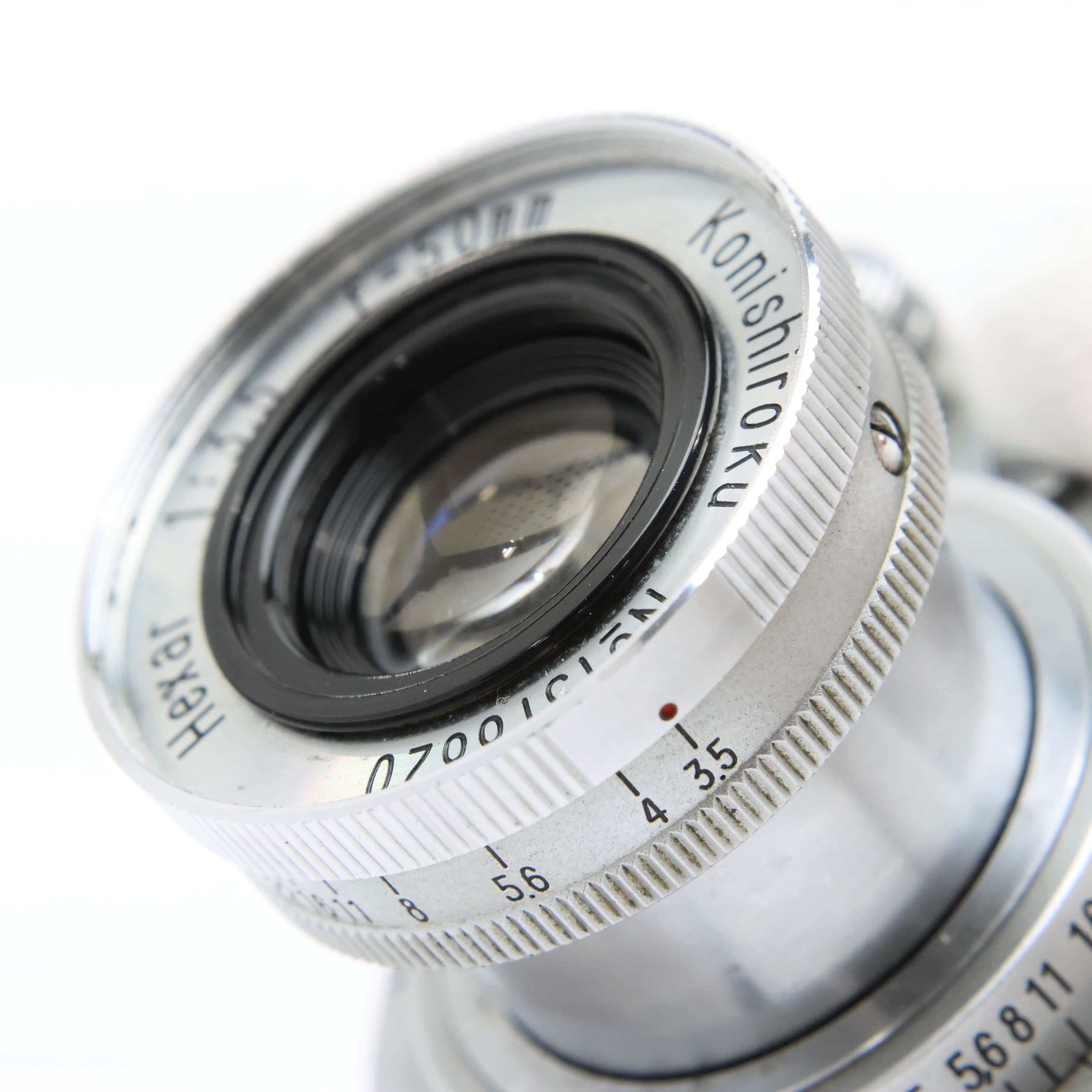 中古)Konica (コニカ) Konishiroku HEXAR (L) 50mm F3.5 (沈胴)（商品