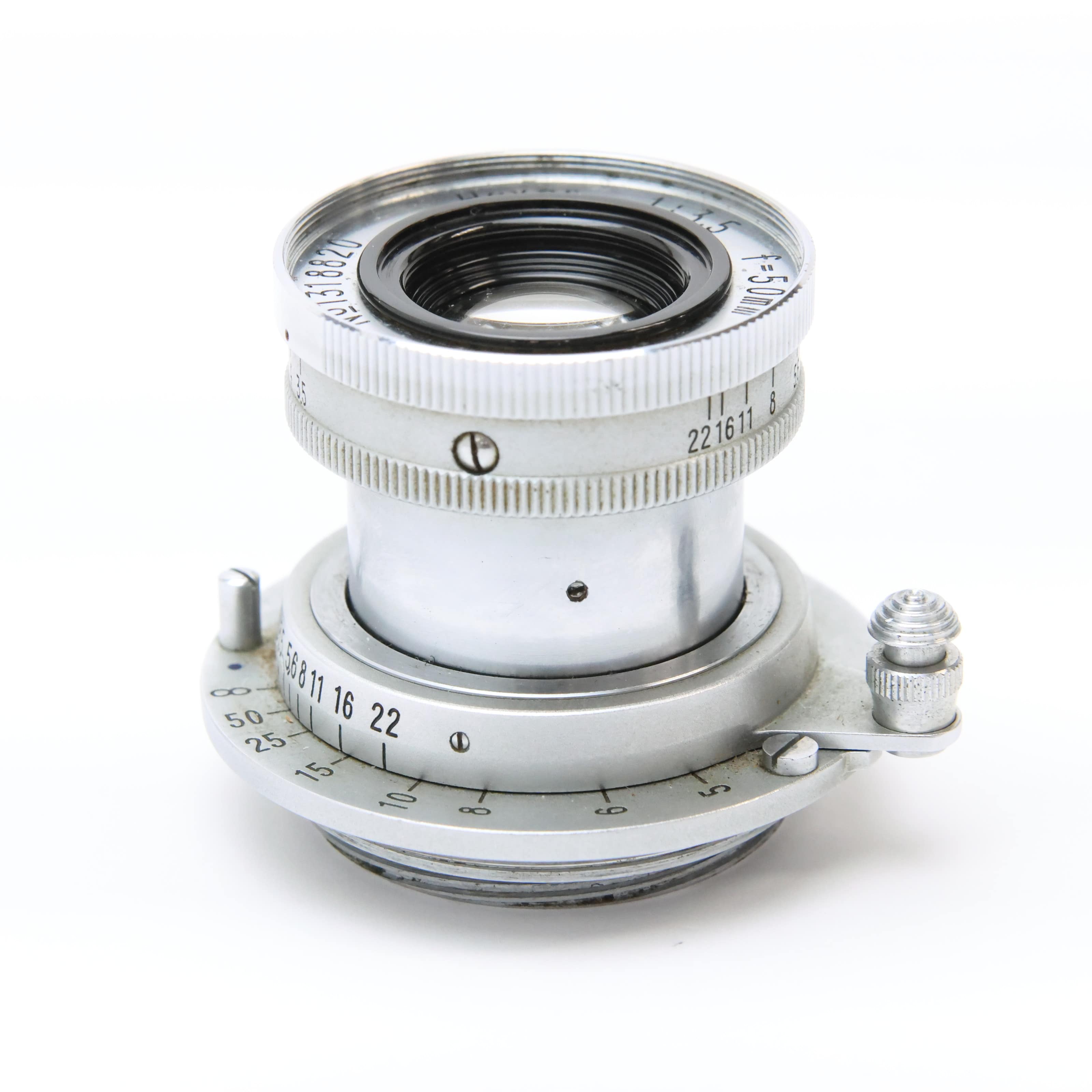 ☆外観美品☆ Konishiroku Hexar 50mm 中古)Konica (コニカ) Konishiroku HEXAR (L) 50mm F3.5 (沈胴)（商品