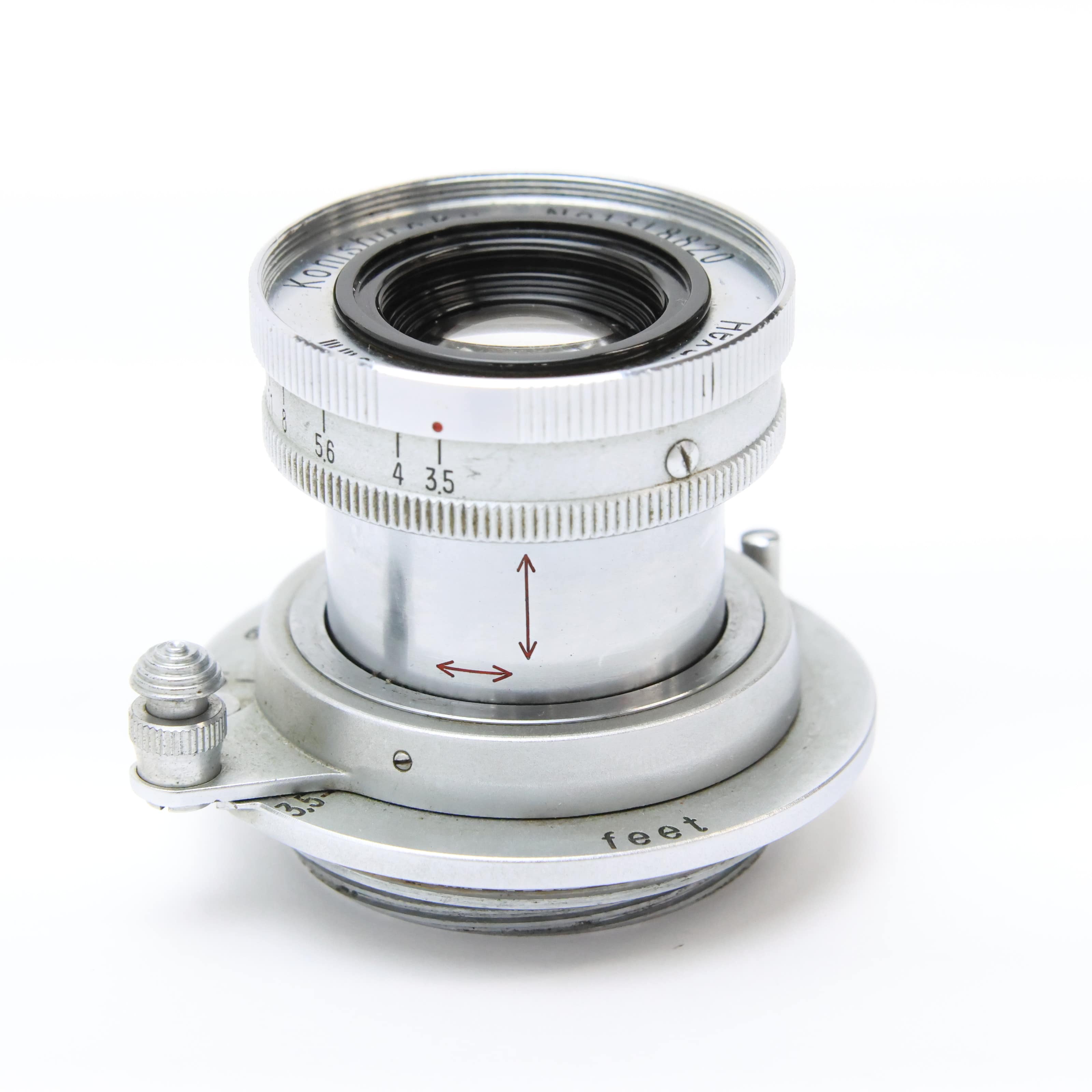 中古)Konica (コニカ) Konishiroku HEXAR (L) 50mm F3.5 (沈胴)（商品