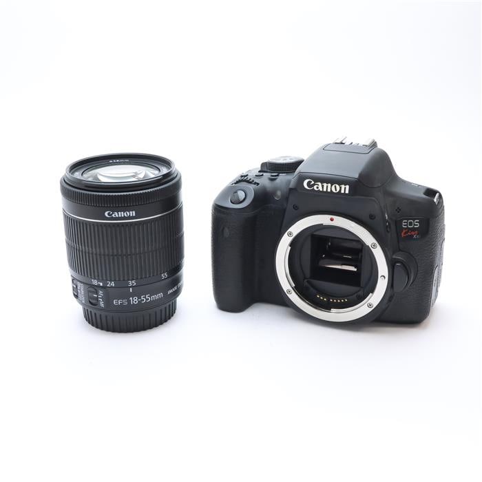 中古)Canon (キヤノン) EOS Kiss X8i EF-S18-55 IS STM レンズ