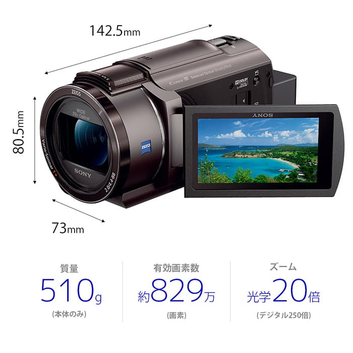 ランキング上位のプレゼント ソニー Sony HVR-V1J 20x Carl Zeiss VArio-Sonnar 3.9-78mm F1.6 T  バッテリー付き ビデオカメラ 7308