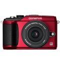 OLYMPUS (オリンパス) PEN Lite E-PL2 パンケーキキット レッド