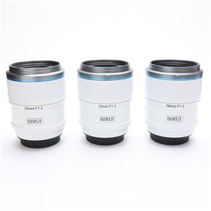 中古)SIRUI (シルイ) Sniper Series F1.2(23/33/56mm)セット（ソニーE