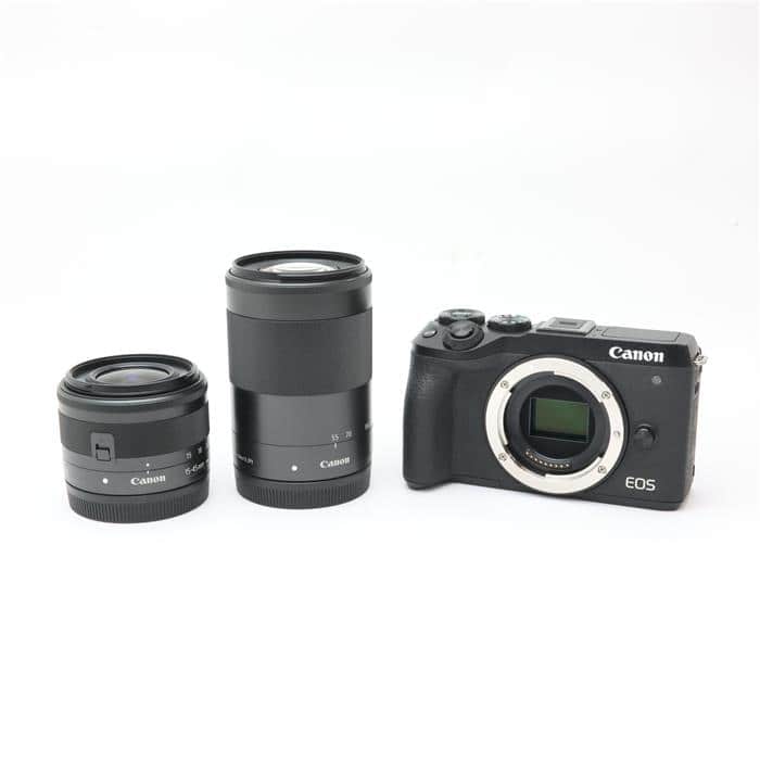 Canon EOS M6 ダブルズームキット15-45mm + 55-200mm 【公式通販】