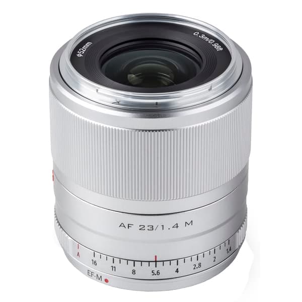 (新品)VILTROX(ビルトロックス) AF 23mm F1.4 (EOS M用) シルバー（商品ID：4571375497321）詳細ページ |  デジタルカメラ、ミラーレスカメラ、交換レンズの総合サイト｜マップカメラ