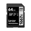 LEXAR (レキサー) Professional 1667x SDXCカード UHS-II 64GB LSD64GCBJP1667