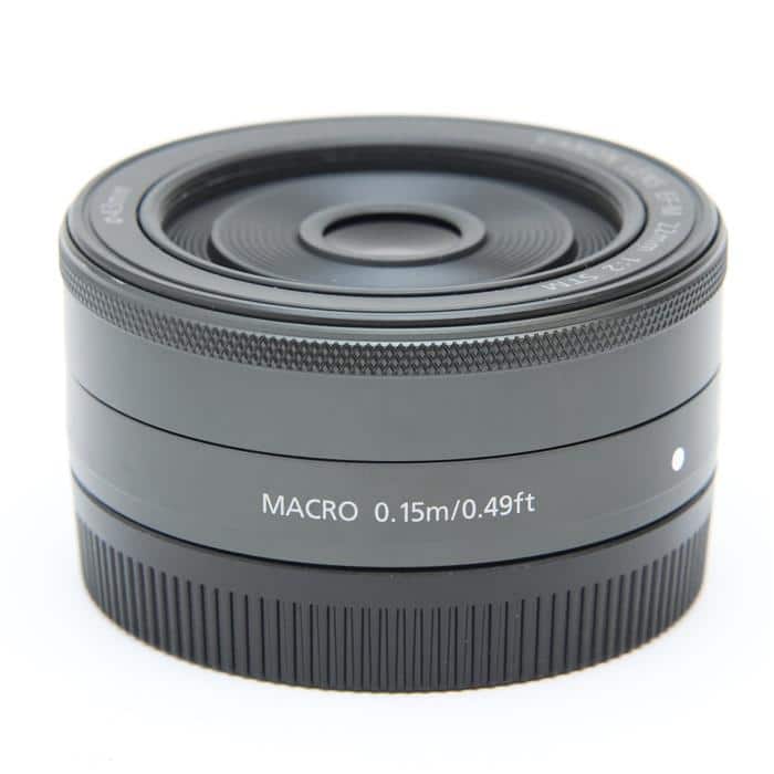 中古)Canon (キヤノン) EF-M22mm F2 STM ブラック（商品ID