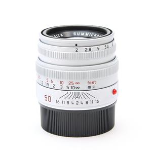 Leica (ライカ) ズミクロン M50mm F2 レンズフード組込 シルバー」の
