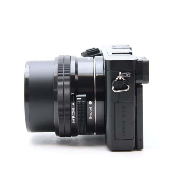 中古)SONY (ソニー) α6000パワーズームレンズキット ILCE-6000L B 