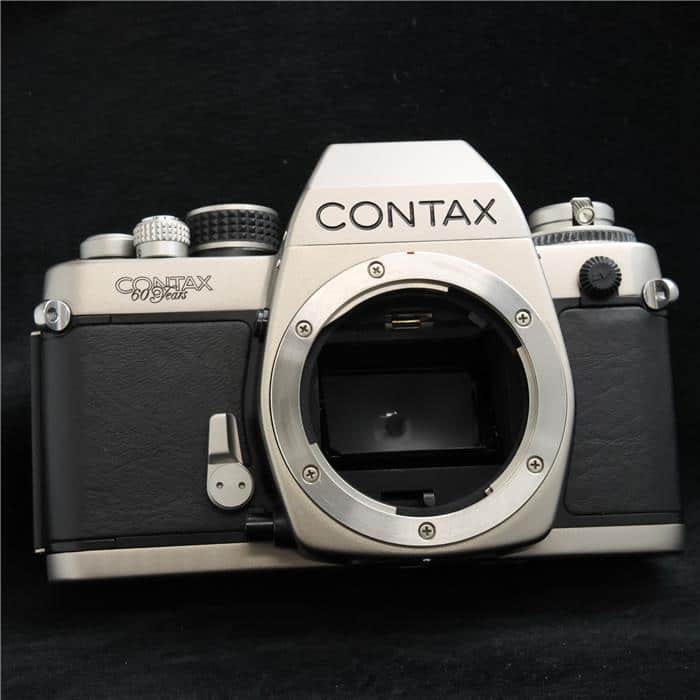 【美品】コンタックス CONTAX S2 (60years)  レンズ付き 中古)CONTAX (コンタックス) S2 (60周年ロゴ有)（商品ID