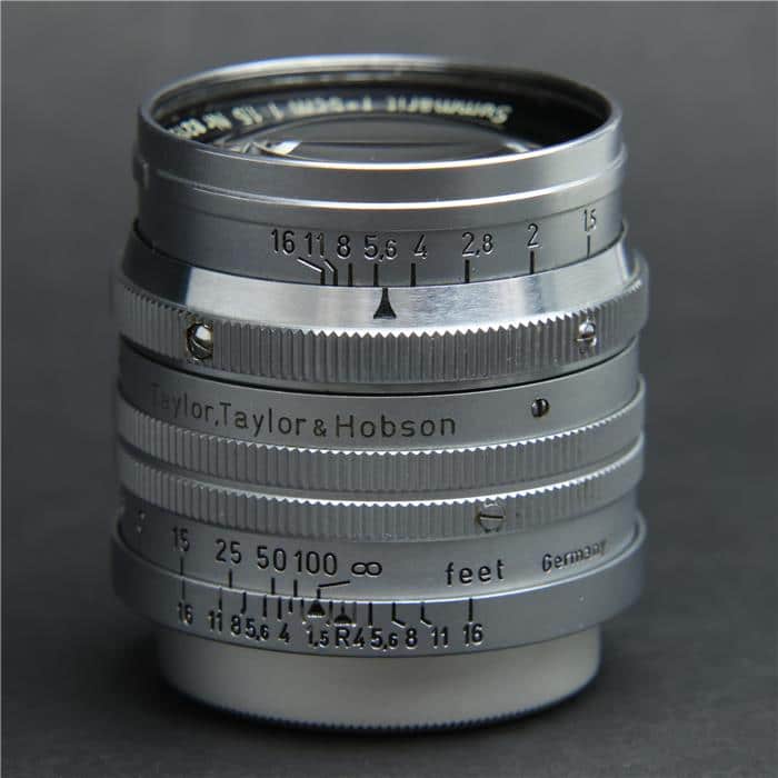 ズマリット L50mm F1.5 テーラー・ホブソン刻印入