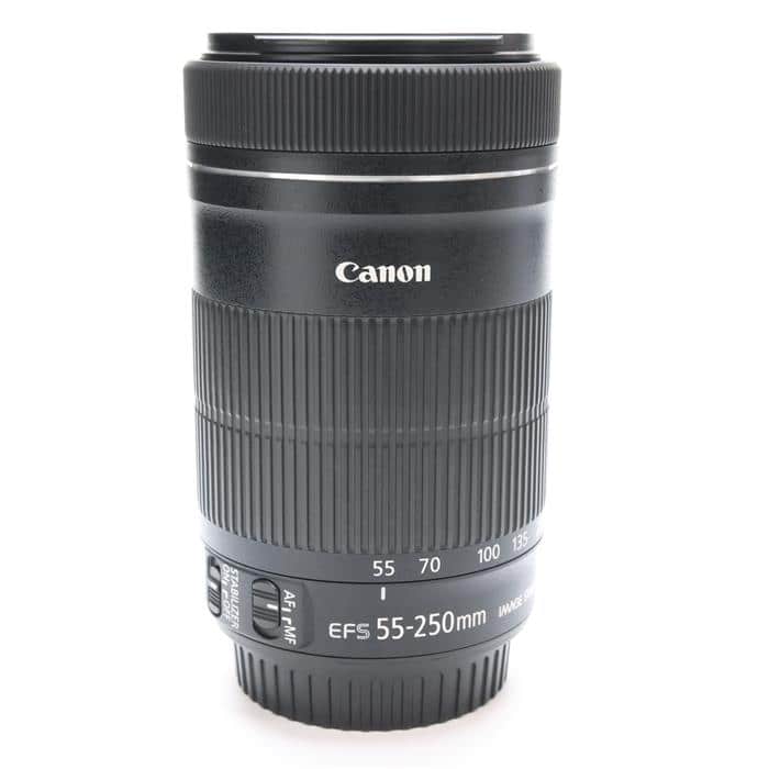 Canon キャノン/交換レンズ/EF-S55-250mm F4-5.6 IS/43303736/Bランク/05【中古】 Canon キヤノン/交換レンズ/EF-S55-250mm F4-5.6 IS STM