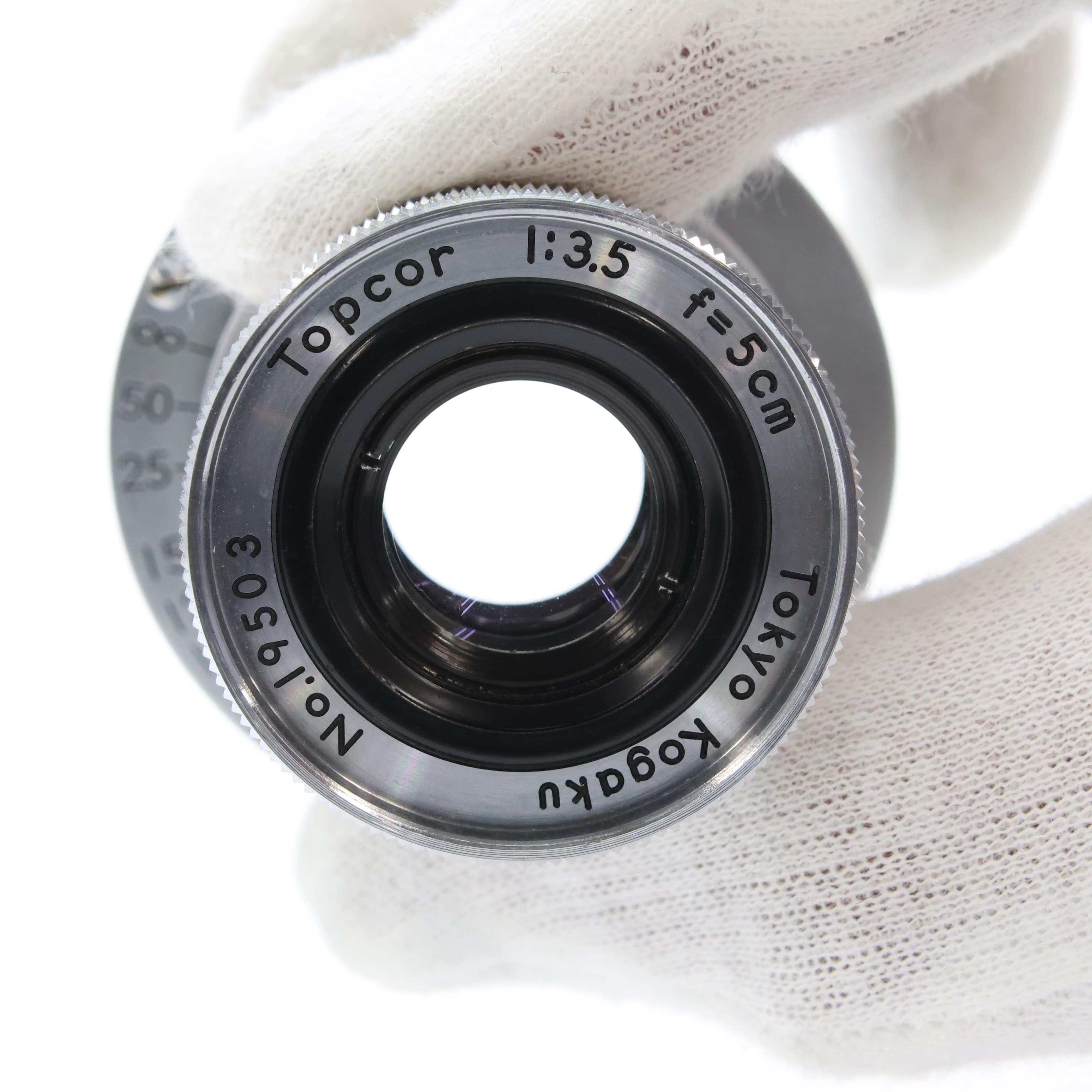 中古)TOPCON (トプコン) Topcor (L) 50mm F3.5 (沈胴F型 首絞り)（商品