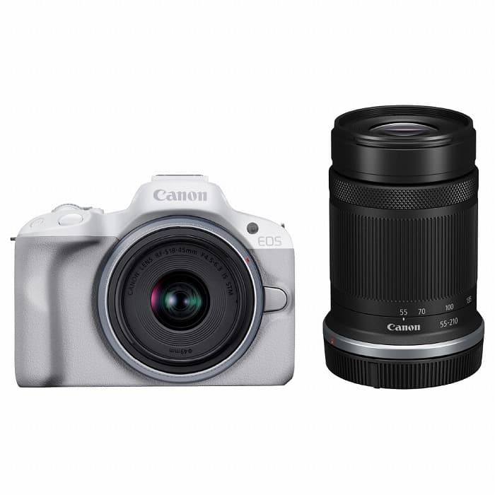 新品)Canon (キヤノン) EOS R50 ダブルズームキット ホワイト（商品ID