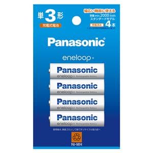 Panasonic (パナソニック) 単3形ニッケル水素電池 / エネループ スタンダードモデル 4本パック BK-3MCD/4H メイン