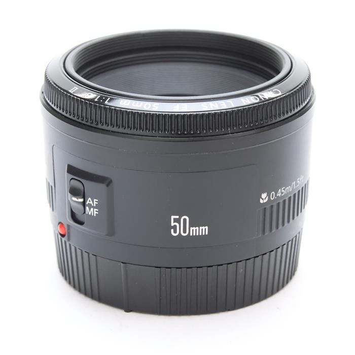 F1.8 50mm Canon EF EF50mm II キヤノン 単焦点レンズ CANON - フル