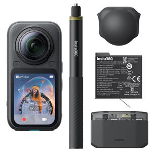 Insta360(インスタサンロクマル) X6 エッセンシャルバンドル CINSABXA-X603 ミッドナイトブラック メイン
