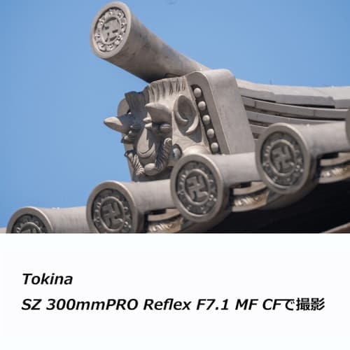 【完動品】Tokina SZ 300mm PRO Reflex F7.1 Tokina SZ 300mm PRO Reflex F7.1 MF CF 実写レビュー！ 手のひら