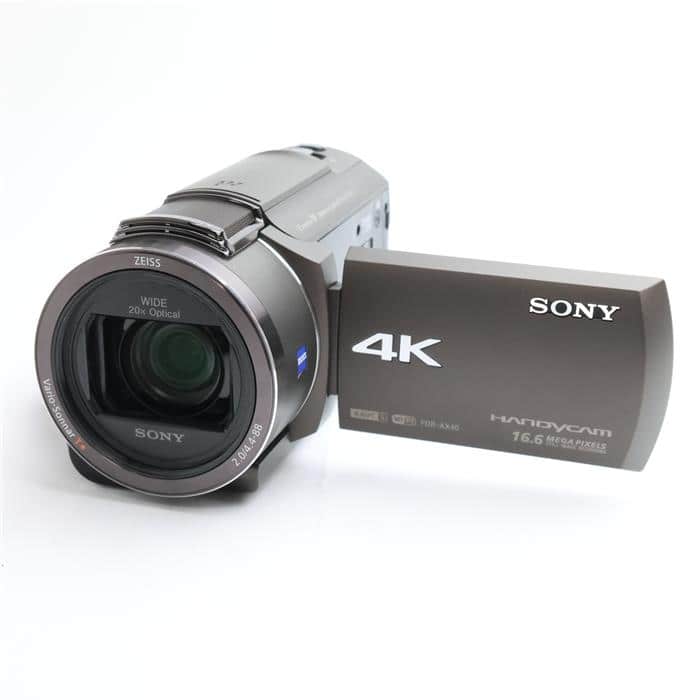 ソニー ビデオカメラ FDR-AX60 4K 64GB 光学20倍 ブラック Handycam FDR-AX60 B SONY FDR-AX60 4K ビデオカメラ 本体 ソニー SONY 近く ビデオカメラ